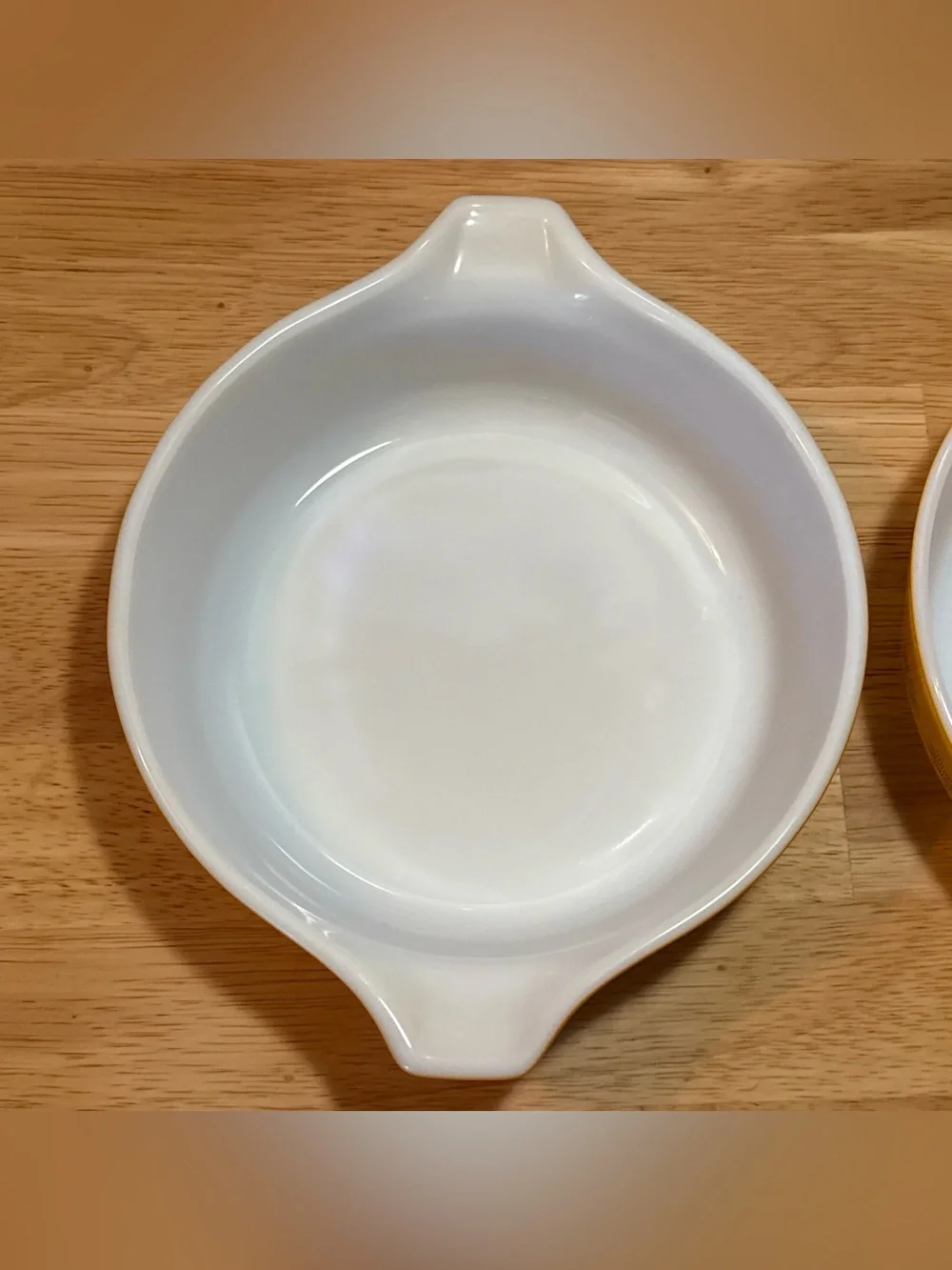 2 Pyrex Town & Country Cross Stitch Star Orange Casserole NO Lid # 471 - 1 PT.